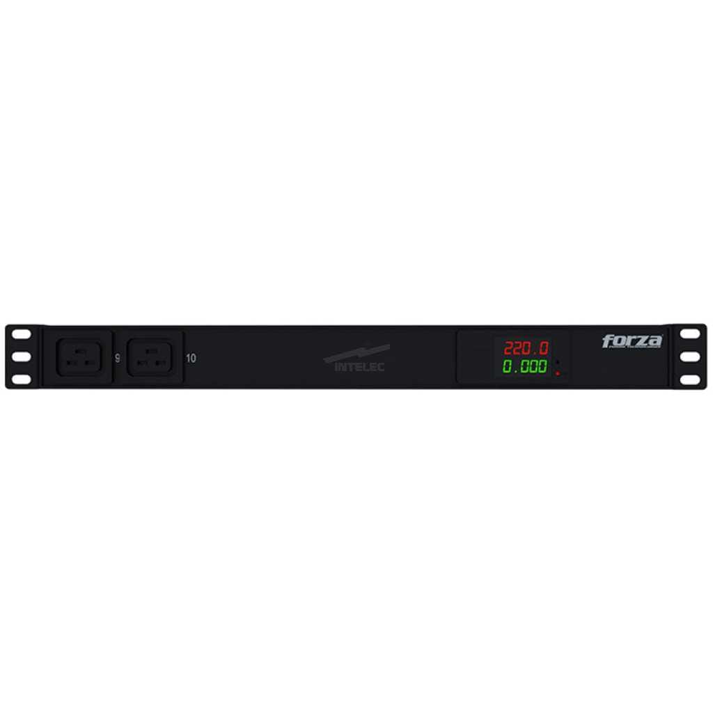 REGLETA FORZA PDU 10 TOMAS – 4000W – 1U – 220V