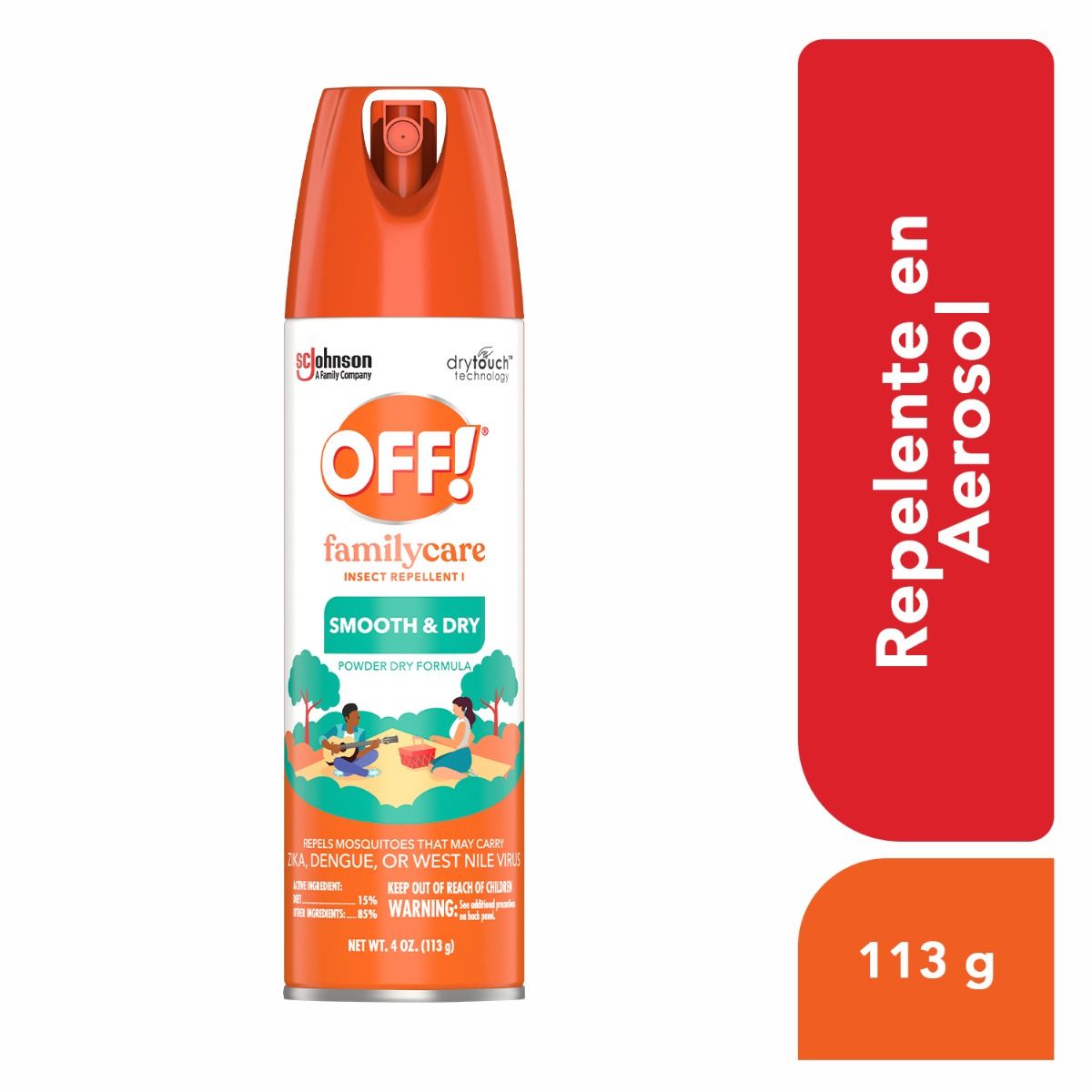 OFF SMOOTH & DRY X 113 GRS AEROSOL