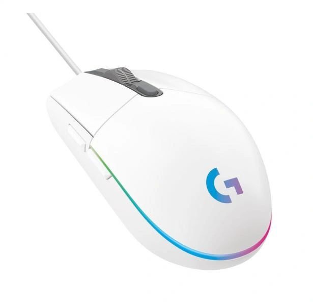 MOUSE LOGITECH USB G203 LIGHTSYNC BLANCO