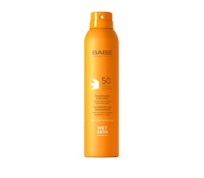 BABÉ Fotoprotector transparente Wet Skin FPS50 spray 200ml