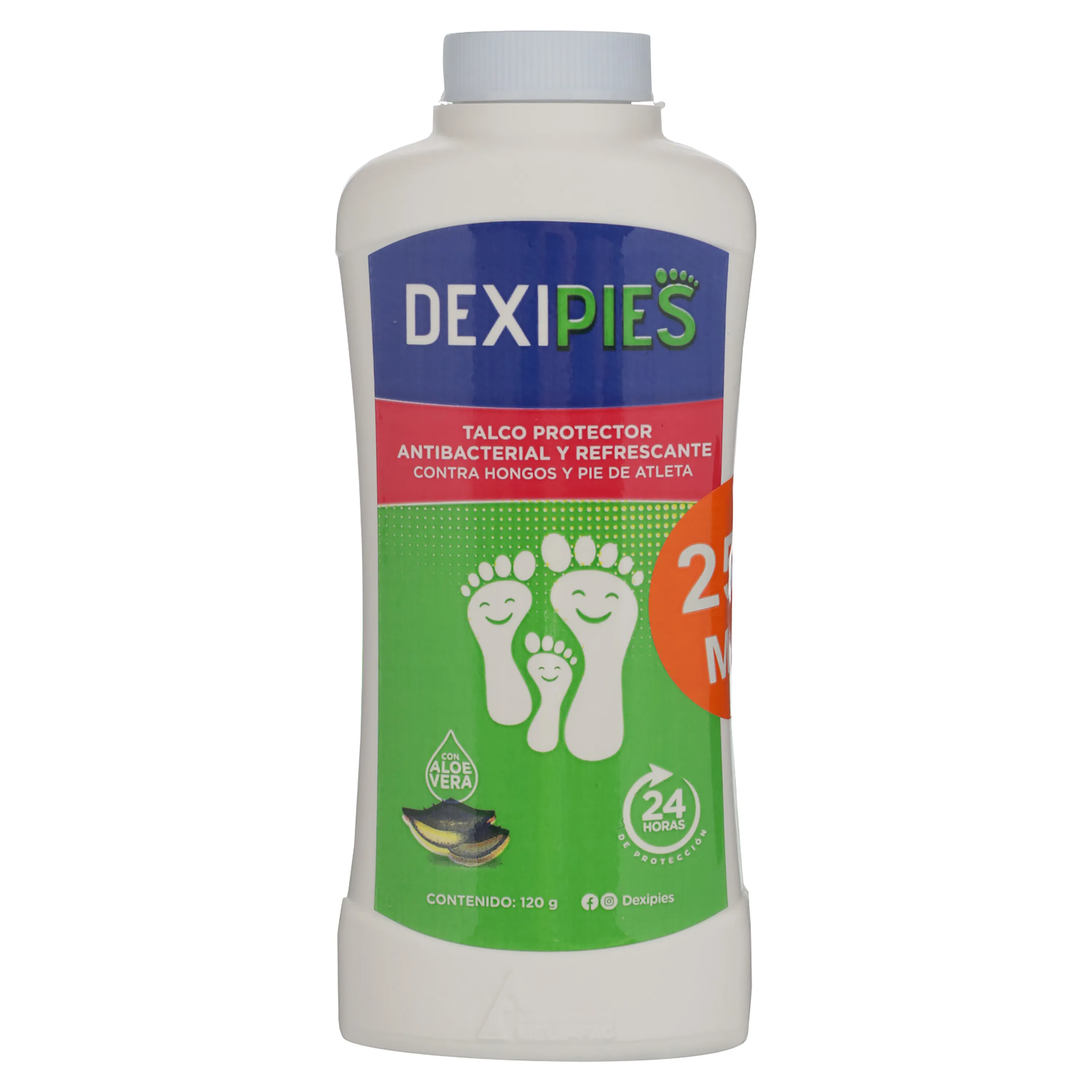 Talco Arvi antibacterial dexip desodorante - 120 g