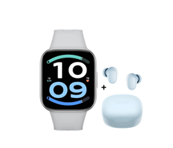 Reloj Inteligente Xiaomi Redmi Watch 6 Active, Color Plata + Au