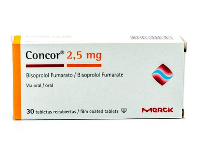 Concor 2. 5 mg 30 tabletas