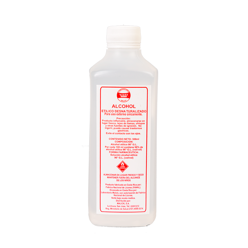 ALCOHOL DESNATURALIZADO 500 ML