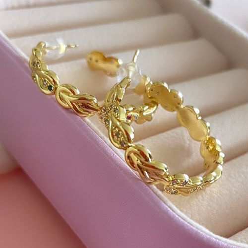 ARGOLLAS02GDE AMAPOLA DE TRENZA