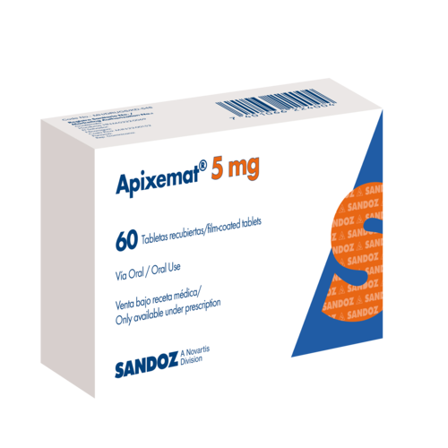 Apixemat 5 Mg X 60 Tabs