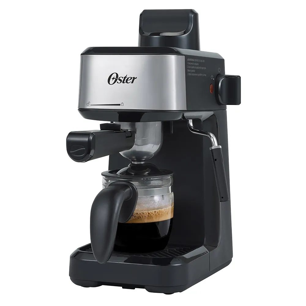 Cafetera Oster de Vapor para Espresso y Cappuccino, Capacidad de 4 Espressos por Ciclo, BVSTEM3300