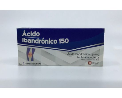 Acido ibandronico Adiuvo, 150 mg, 1 tableta recubierta