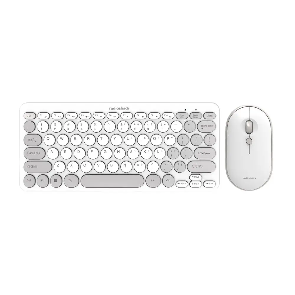 Combo teclado y mouse Radioshack Blanco 2607124