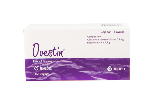 OVESTIN 0.5 MG OVULOS VAGINAL