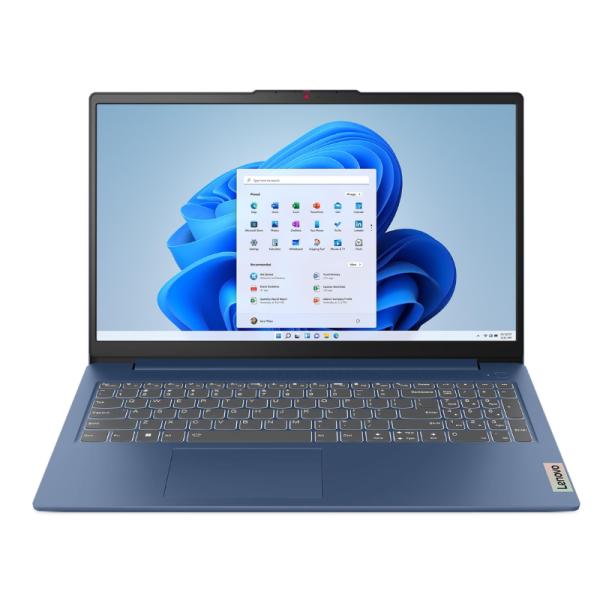 Laptop Lenovo Ideapad Slim 3 Ingles 15.6 Pulg AMD Ryzen 5 40 8GB RAM 512GB SSD Win 11 Home – Azul