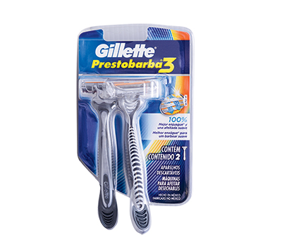 GILLETTE PRESTOBARBA 3 MEN RASURADORA