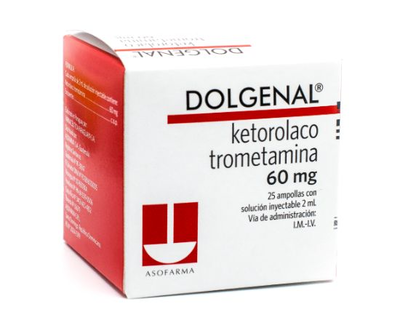 Dolgenal 60 mg 1 ampolla de 2 ml