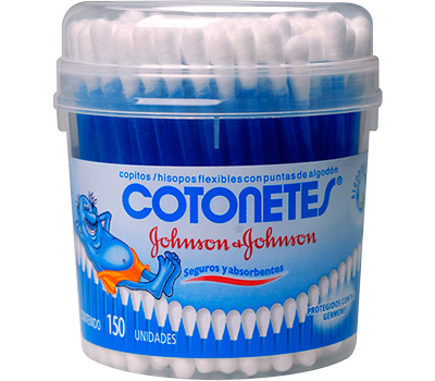 JOHNSONS HASTES FLEX COTONETES-POTE 150 UDS