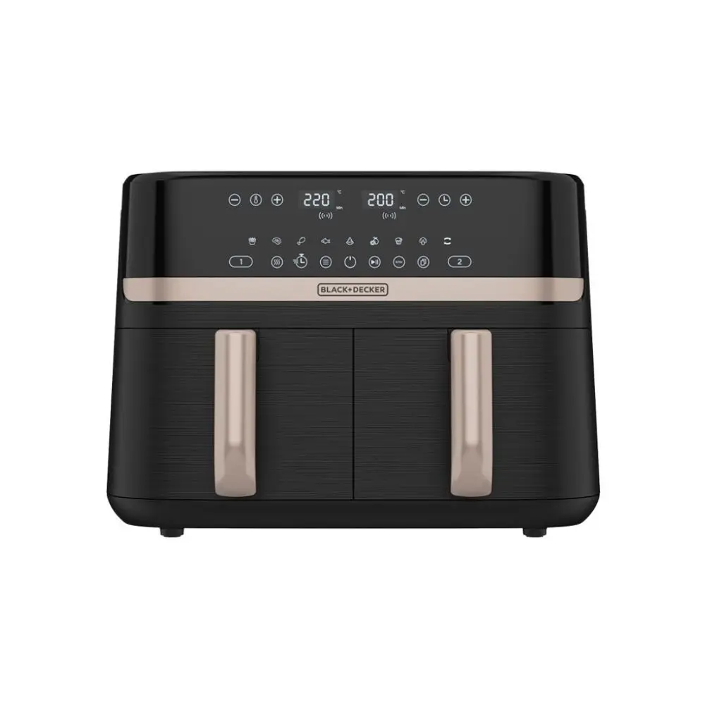 Black + Decker freidora de aire 9L purifry digital color negro - AFBD92-1BDLA