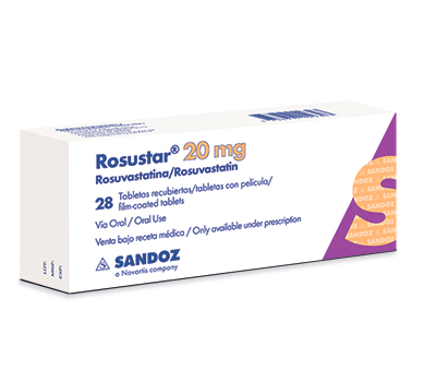 ROSUSTAR 20 MG TABLETAS VIA ORAL