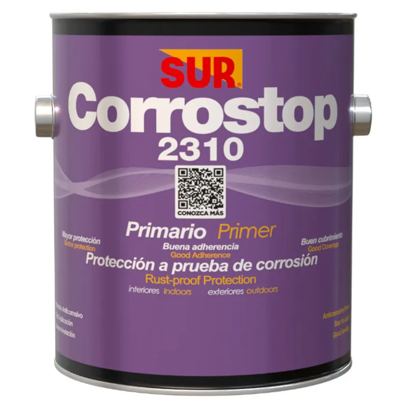 Anticorrosivo aceite Corrostop 2310 negro mate 1 gal SUR