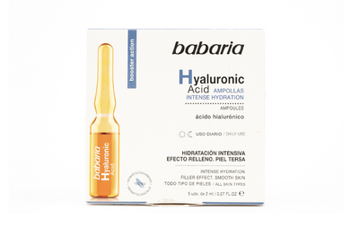 Babaria, Ampollas de acido hialurónico