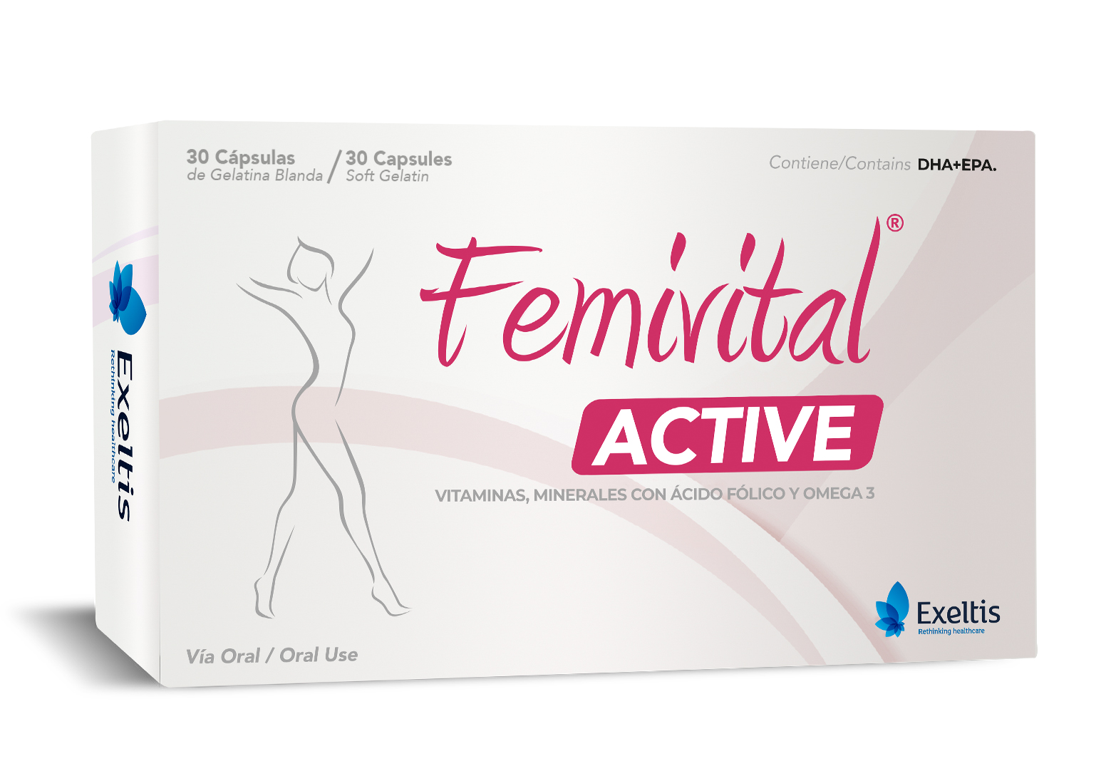 Femivital Active 30 cápsulas blancas