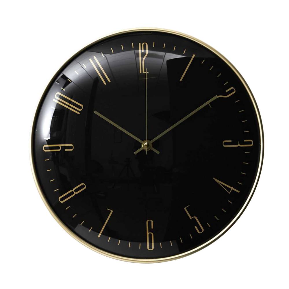 Reloj para pared analogo silencioso de plastico-vidrio 30.2 cm surtido