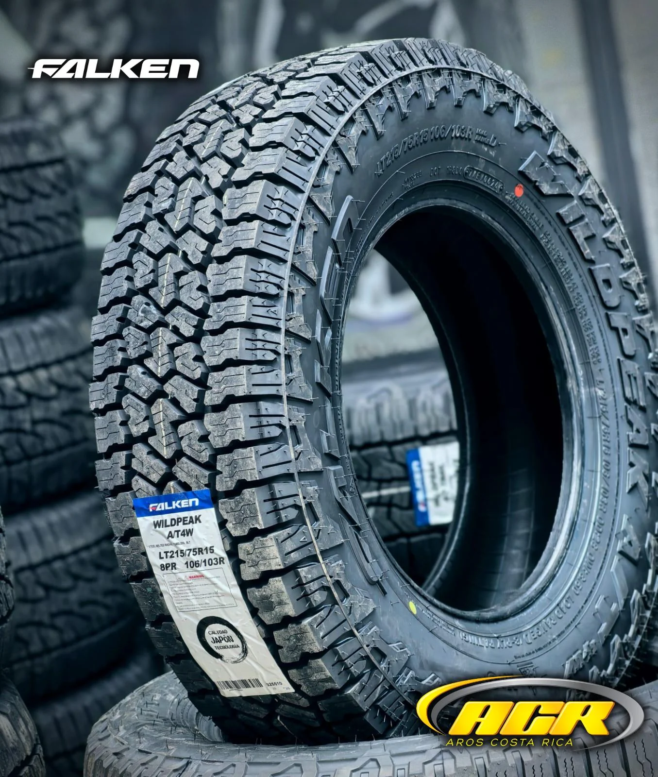 215/75R15 Falken Wildpeak AT4W