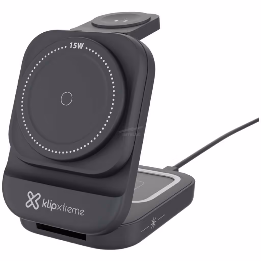 CARGADOR KLIP POWERDESK LITE 3 EN 1 – CARGA INALAMBRICA
