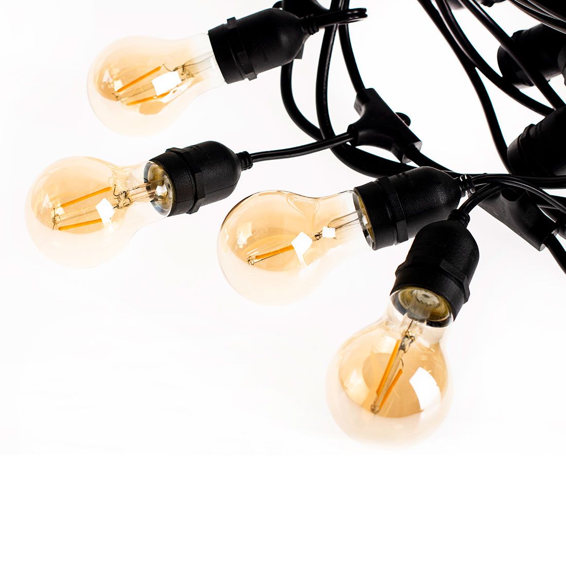 Luces led retro 15 bombillos 11m