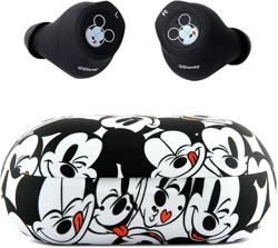 iJoy Disney Mickey Mouse Earbuds, Wireless Bluetooth with Case