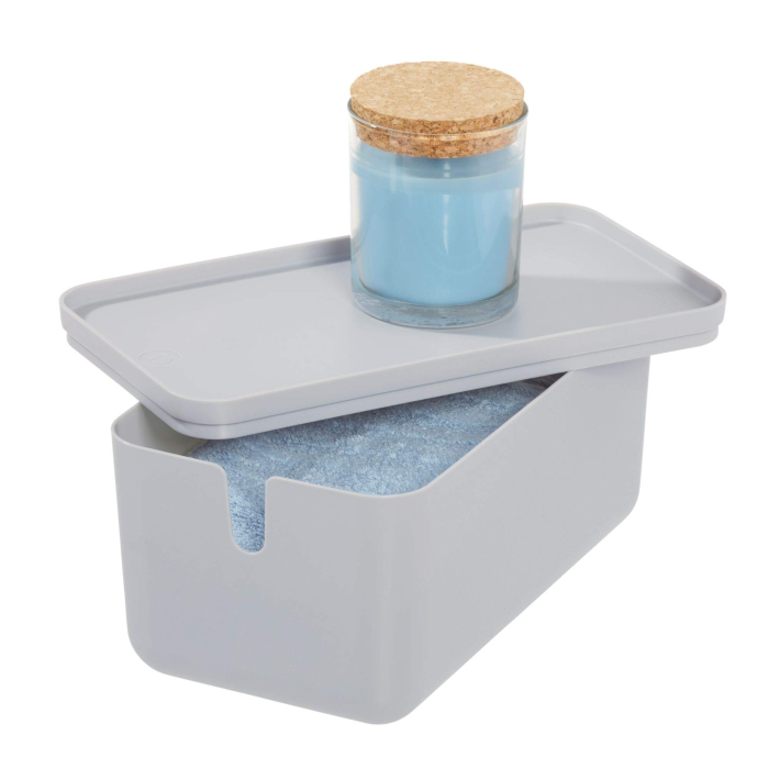 ORGANIZADOR CON TAPA GRIS MARCA INTERDESIGN (081492298434)