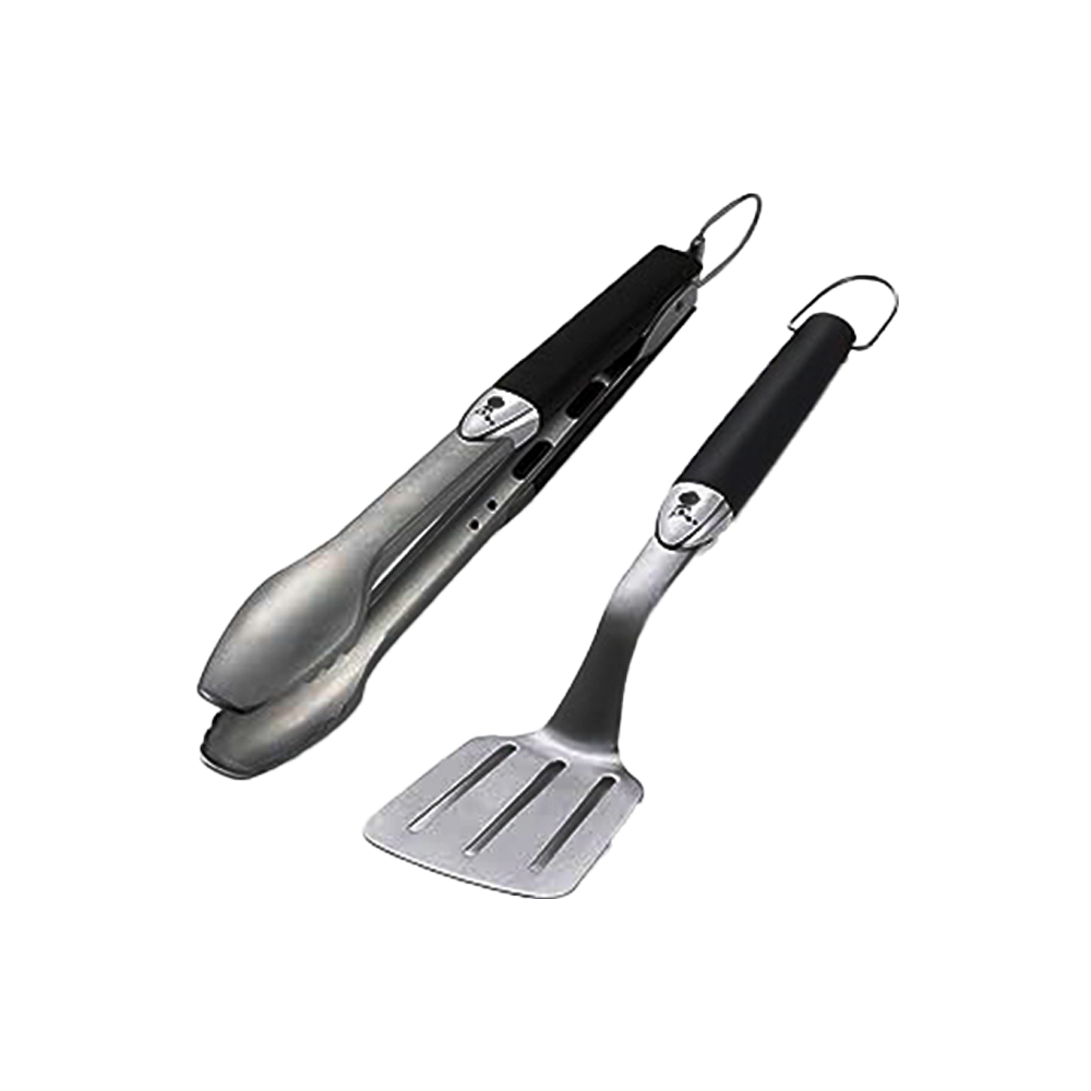Set de utensilios premiun para bbq 2 piezas