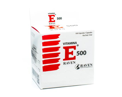 Vitamina E Raven 500 mg 10 capsulas