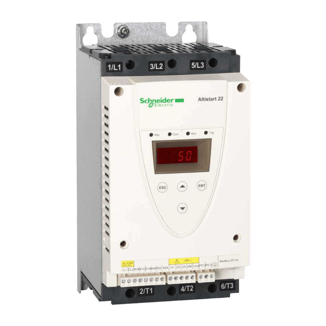 SCHNEIDER ATS22D17S6 ARRANCADOR ELECTRONICO SUAVE ESTADO SOLIDO 3 FASES IP20 230-600 V ALTISTART