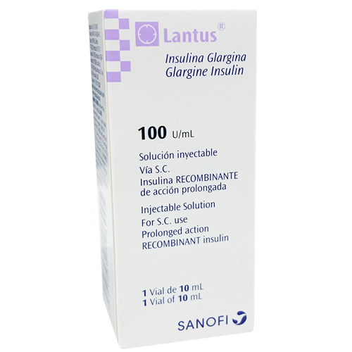 LANTUS INSULINA GLARGINA AMPOLLA 100 / UL 10 ML