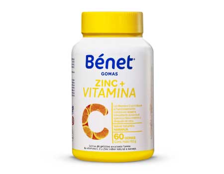 BÉNET ZINC+ VITAMINA C GOMAS
