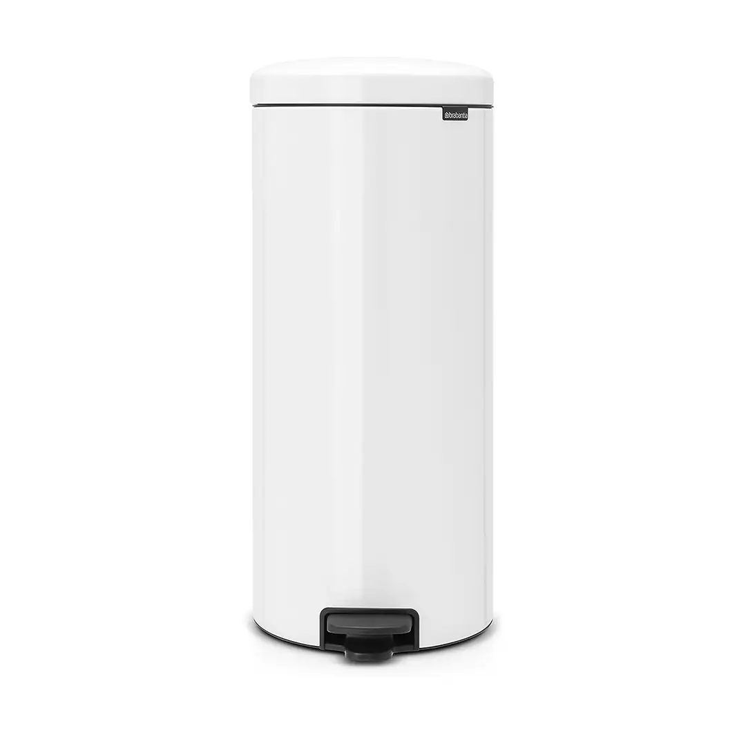 BRABANTIA – BASURERO PLASTICO 30L PEDAL BLANCO BRABANTIA – 111785