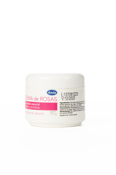 Crema de rosas pote, Ancla 120 g