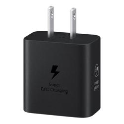 Cargador Samsung De Pared De 25W Sin Cable Negro con entrada ti