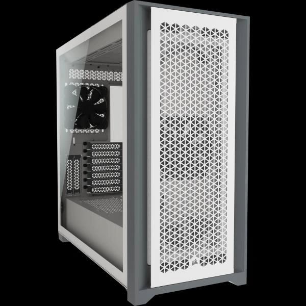 CASE GAMER CORSAIR 5000D 3XAF120 RGB AIRFLOW ATX WHITE CC-9011243-WW