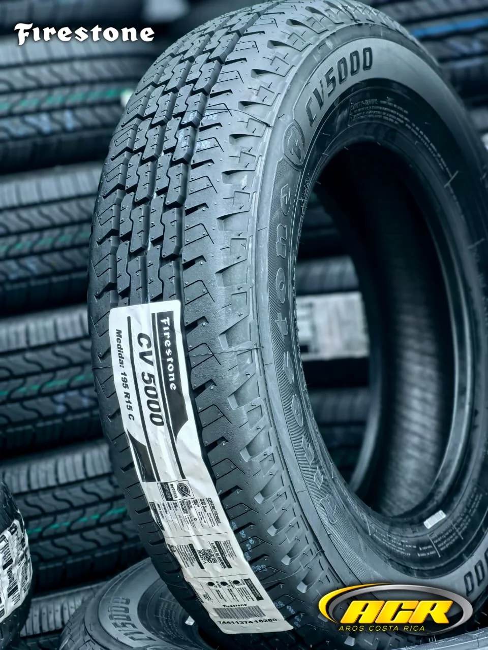 195R15 Firestone CV-5000 8PR