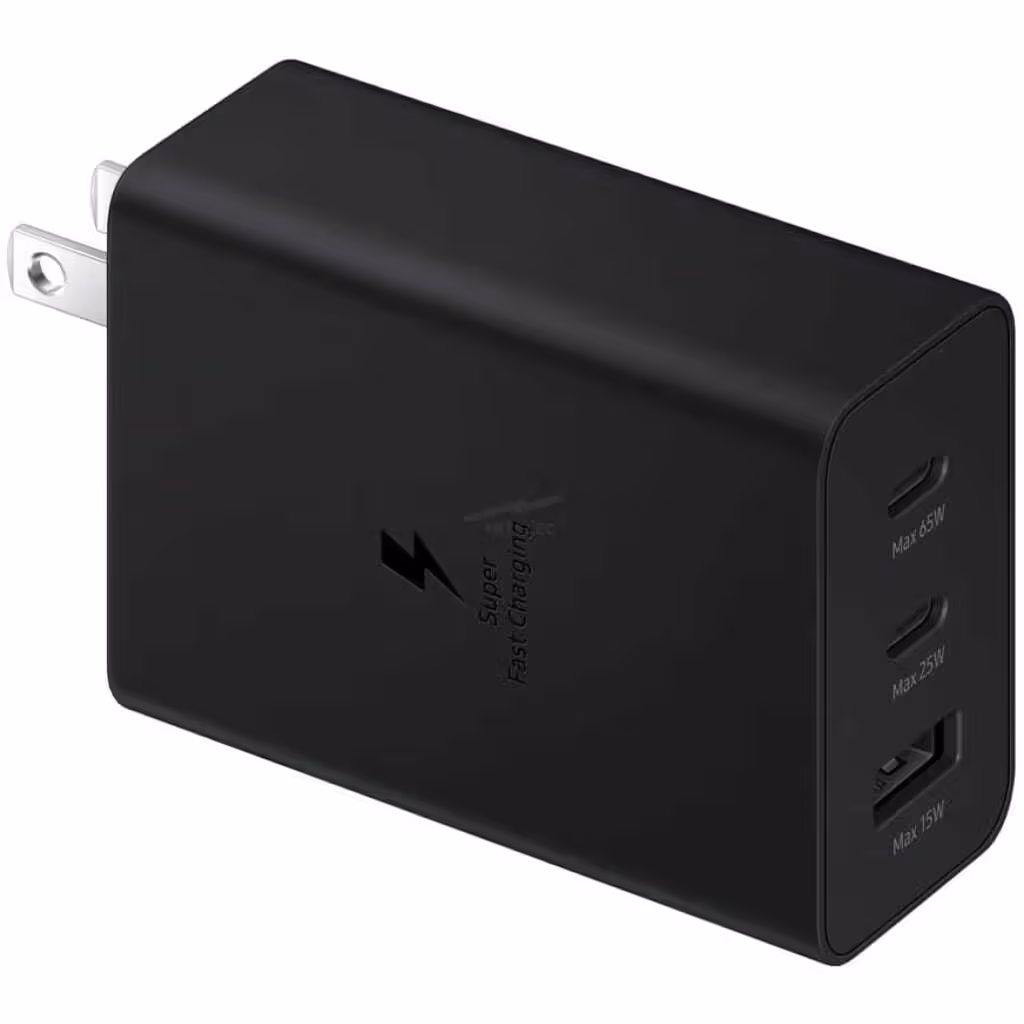 SAMSUNG CARGADOR USB-C 65W TRIO