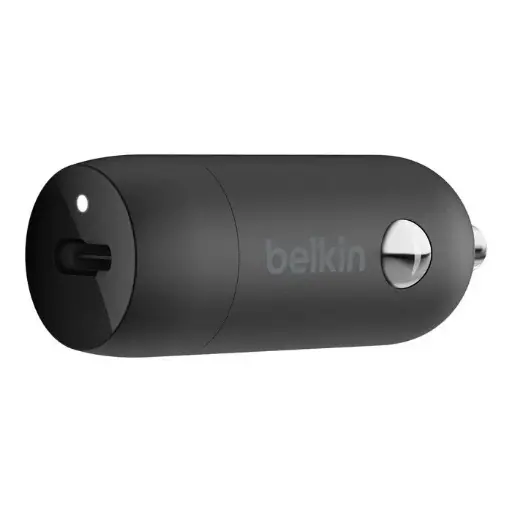 Adaptador de Corriente para Carro Belkin USB-C 18W Negro F7U099bt04-BLK
