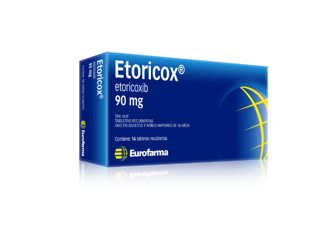 ETORICOX 90 mg x 14 TABLETAS RECUBIERTAS
