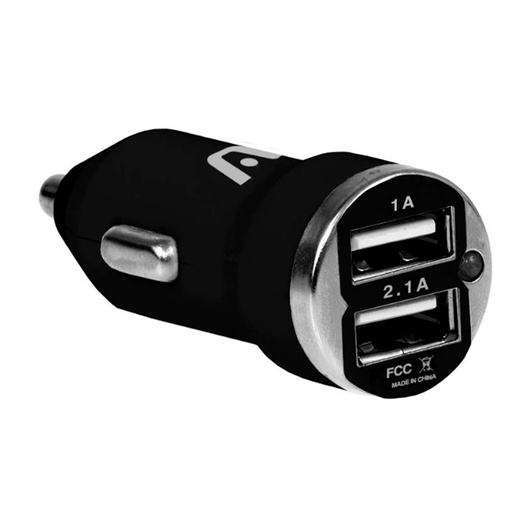 CARGADOR ARGOM DOBLE USB PARA CARRO (ARG-AC-0102)