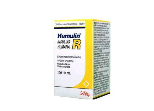 HUMULIN R 100UI INYECTABLE 10 ML