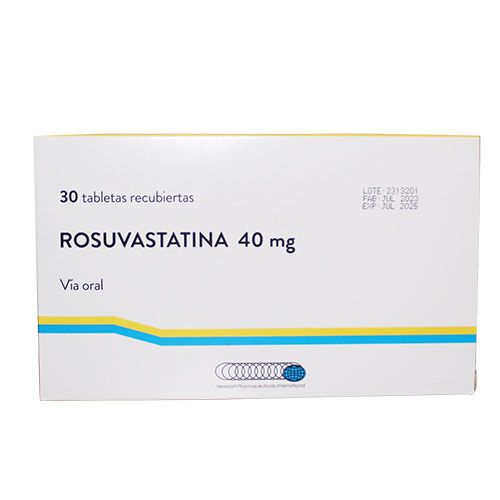 ROSUVASTATINA 40 MG X 30 TABS