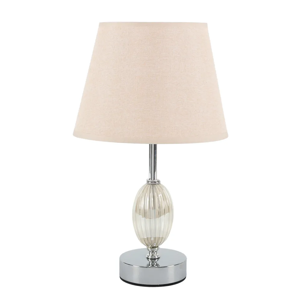 Lámpara de mesa con base metálica 38 x 23 cm