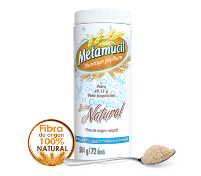 METAMUCIL NATURAL 504 GR 72 DOSIS