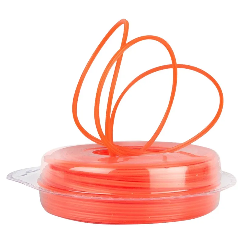 Hilo nylon para desbrozadora tipo cruceta 2,4 mm x 12 m