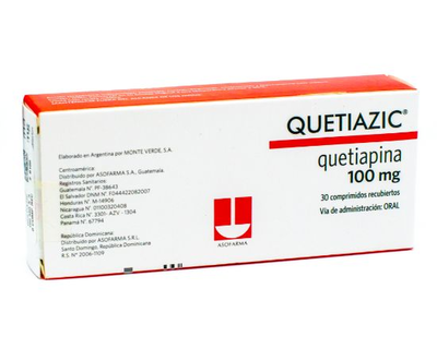 Quetiazic 100 mg caja 30 comprimidos