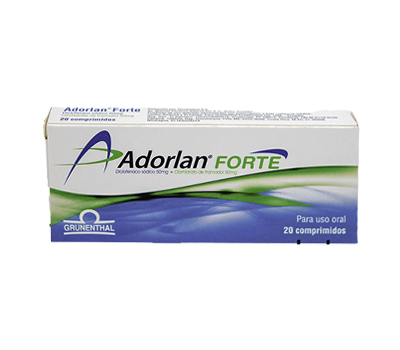 ADORLAN FORTE TABLETAS 50MG/50MG X 20